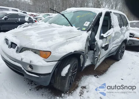 2002 BMW X5 3.0I z USA, uszkodzony, nr VIN 5UXFA53532LP34398